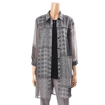 여성용 쉬폰 롱 자켓 JK0219