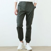 블루포스 플레턴 카고 조거 팬츠 베이직 사계절 캐주얼 밴딩 바지