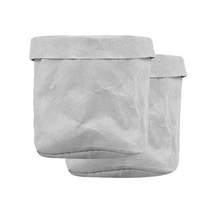 마켓감성 크래프트 종이봉투 15 x 15 cm, 그레이, 2개