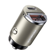 뷰씨 30W 듀얼포트 PPS PD 퀵차지 3.0 초미니 초고속 완전매립 차량용 충전기, 골드, PD-PPS 30W