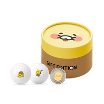 카카오프렌즈 골프 R3 춘식이 기프트에디션 3피스 4p, F 화이트, 4구, 4개