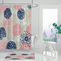 카리스 단델리온 컬러 파티션 욕실 샤워커튼 A01 180 x 120 cm, 1개