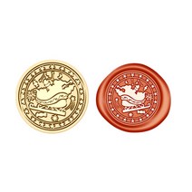 미화부장 크리스마스 실링 왁스 스탬프 씰링 왁스 인장, 1개, 24 SD_060