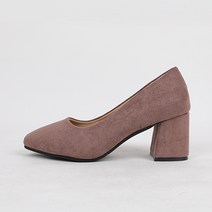 인더슈 늘품 베이직 펌프스 힐 스웨이드 7cm