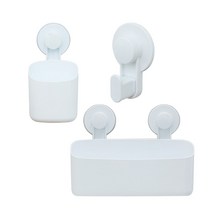 달팽이리빙 바스켓 욕실선반 소 + 대 + 후크, 1세트