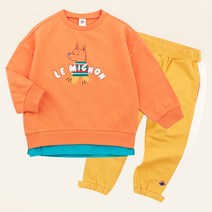 몰리멜리 아동용 뚜벅 레이어드 상하복