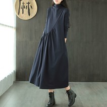 MA 심플무드 셔링 폴라 원피스