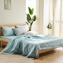 러브 유어 셀프 풍기인견 스프레드 여름 이불 + 베개커버 세트