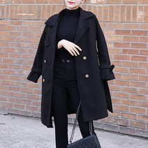 루나걸 쿠릴 더블 모직 코트