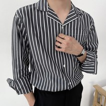 레이먼 남성용 벤디 스트라이프 카라 셔츠