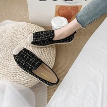 스타 라탄 트위드 스니커즈 단화