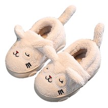 키즈트리 유아용 고양이 털신 방한 털 슬립온 DZ-445