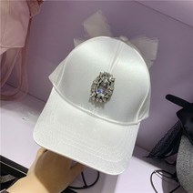 예스몰 스웨크 새틴 레이스 볼캡 모자
