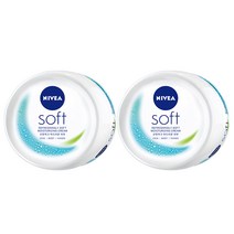 니베아 소프트 리프레싱 모이스처라이징 크림, 200ml, 2개입