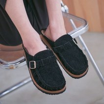 플랙슈 여성용 발편한 뮬블로퍼