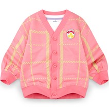 젤리스푼 아동용 워너비 체크 가디건