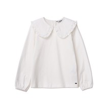 레노마키즈 여아용 빅카라 우븐 믹스 티셔츠 R2311T153
