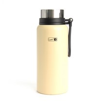 레티 아웃도어 보온보냉 텀블러, 아이보리, 950ml, 1세트