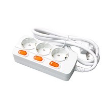 메이프 세이프 홈 멀티탭 개별 스위치형 3구, 1.5m, 1개