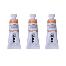 신한에쎈스 아크릴 컬러 물감 Tube A 시리즈 퍼머넌트 옐로 오렌지 3p, 1색, 50ml