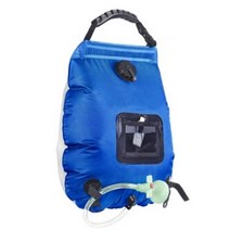 스태리 야외 간이 샤워 가방 20L, 블루, 1개