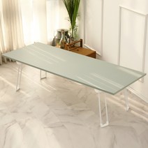 스토리퍼니쳐 LPM 비스포크 접이식테이블 1200 x 600 mm, 민트그레이