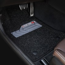비비키 확장형 발판 코일카매트 1열 + 2열 세트, BMW 2시리즈 (F44) (그란쿠페) (2020년~), 블랙