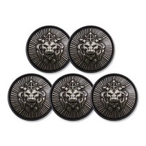 아슬란C 단추 25mm, 흑니켈, 5개