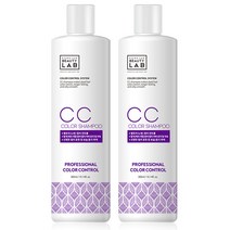 박준뷰티랩 컬러 염색 노옐로우 보색 샴푸 퍼플, 2개, 300ml