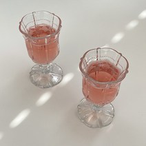 에고이즘 플라워 고블렛잔 300ml, 2개