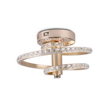 원하 LED 뷰티 크리스탈 현관 직부등 4200K 20W, 골드