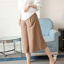 바람 솔솔 시원한 7부 와이드 임산부 여름 팬츠
