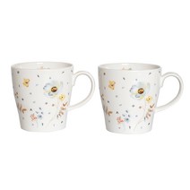 웹셀 1443 한글 비읍 머그컵 360ml, 혼합색상, 2개