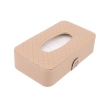 어반카 차량용 프리미엄 마스크 티슈케이스, 베이지, 1개
