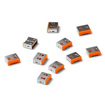 스마트키퍼 USB 포트락 오렌지 10p, UL03P1