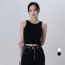 어썸어라운드 여성용 베이직 잔골지 나시