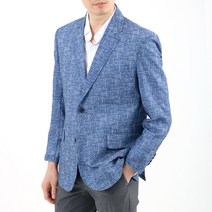 남성용 패턴 투버튼 자켓 YPL07