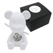 라띠크제이 엠블럼베어 차량용 방향제 폭스바겐 화이트 + 베이비파우더 5ml 리필 세트, 1개