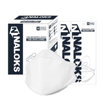 나록스 황사방역 마스크 대형 KF-94 화이트, 1개, 50개입