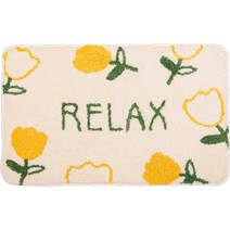 꽃송이가 콕콕 화장실 욕실 바닥 흡수성 발매트, 15타입