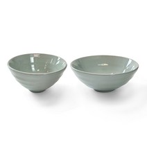광주요 캐주얼라인 1인 공기대접 2종 세트, 연쑥빛, 밥공기 + 국공기