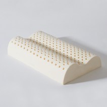 슬립스파 라텍스 베개 컨투어H 굴곡형 높은 베개 폼 + 속커버, 아이보리