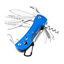 Dr리빙스토어 다용도 가정용 생활 공구 15 in 1 맥가이버칼 블루, 1개