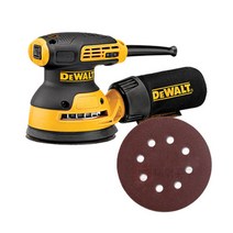 디월트 원형 오비탈 샌더 125mm DWE6423-KR Type1 + 마끼다 샌딩페이퍼 80방 MD54514, 1세트