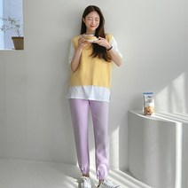 로미스토리 빅사이즈 캐주얼 밴딩 조거 팬츠