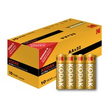 코닥 ULTRA PREMIUM 알카라인 AA 건전지, 32개입, 1개