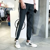 레이먼 남성용 굿디 사이드 배색 조거팬츠