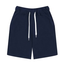 언탭트 남성용 빅사이즈 오버핏 밴딩 스웨트 트레이닝 반바지