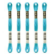 브랜드얀 DMC 자수실 25번 면사 5p, 3845, 8m, 5개