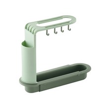북유럽 멀티 수세미 선반, 그린, 1개